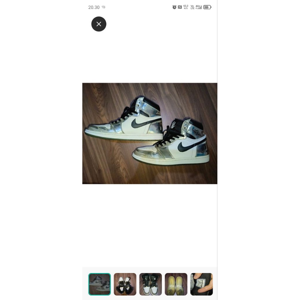 Sepatu Second aj 42