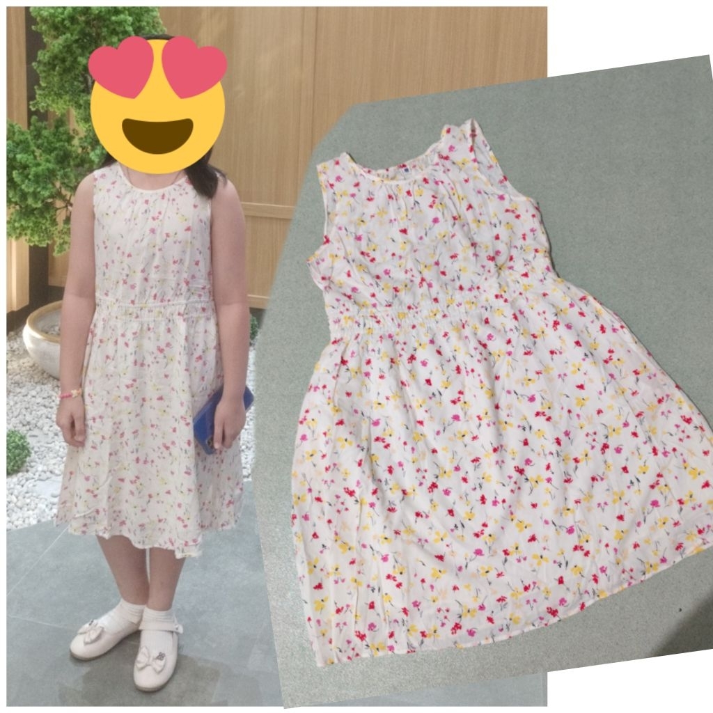 dress uniqlo anak dress bunga bunga uniqlo anak