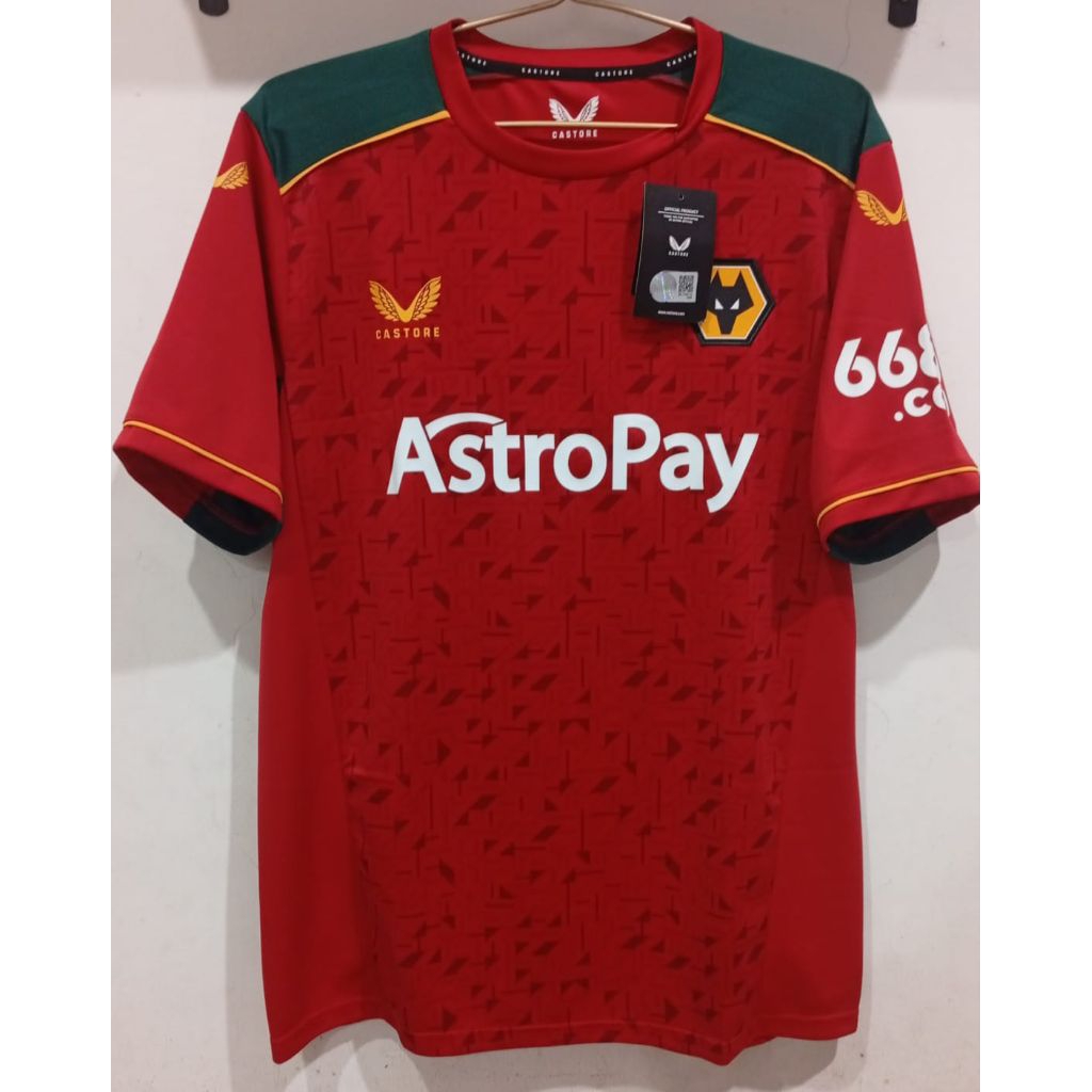 JERSEY WOLVERHAMPTON WANDERERS AWAY 2023-24 SIZE L BNWT