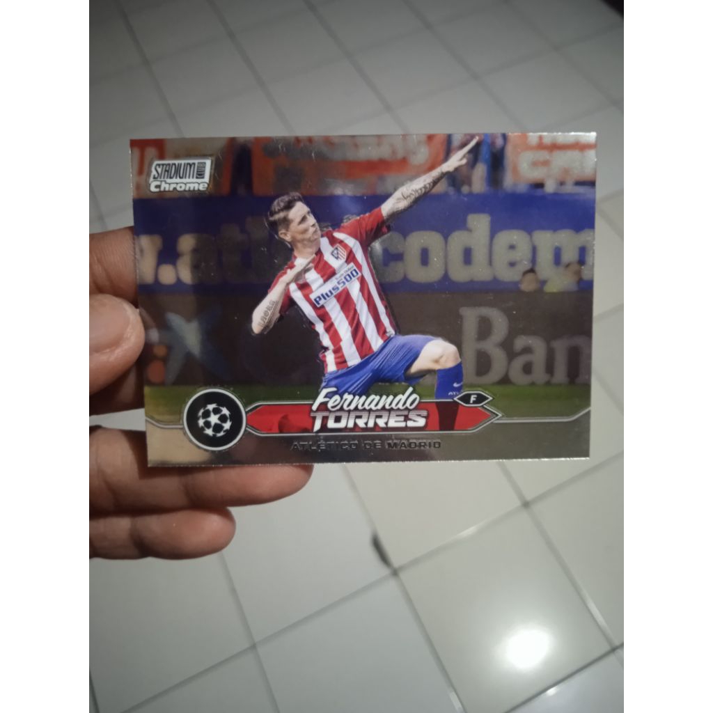 Kartu Topps Chrome Fernando Torres