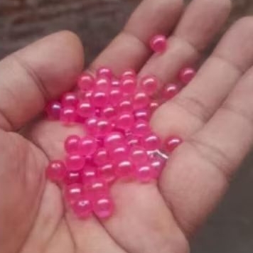 batu akik kalimaya india bulat pink 1 kodi (20 biji)