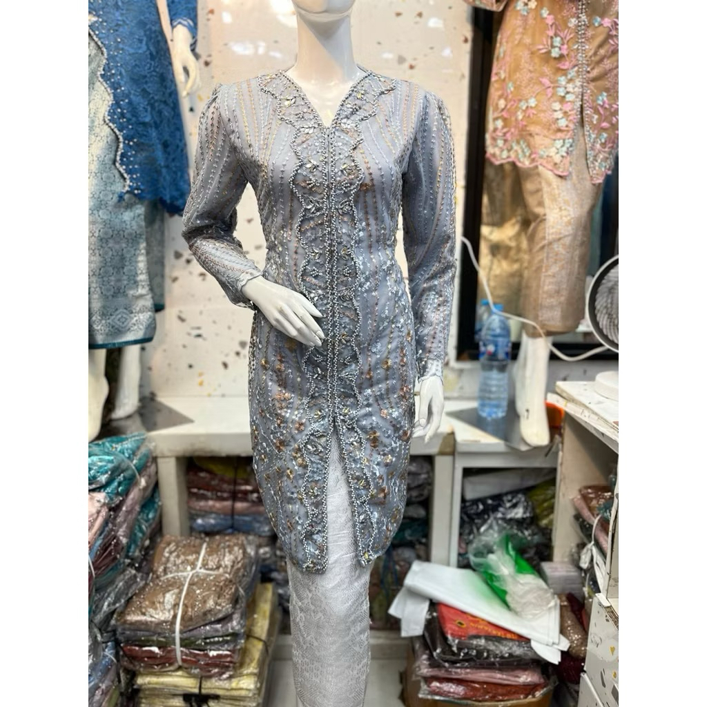 Kebaya Modern  Kebaya Tunik  Setelan Kebaya Brokat  Kebaya Brokat  Kebaya Encim  Tunik Brukat  Gamis