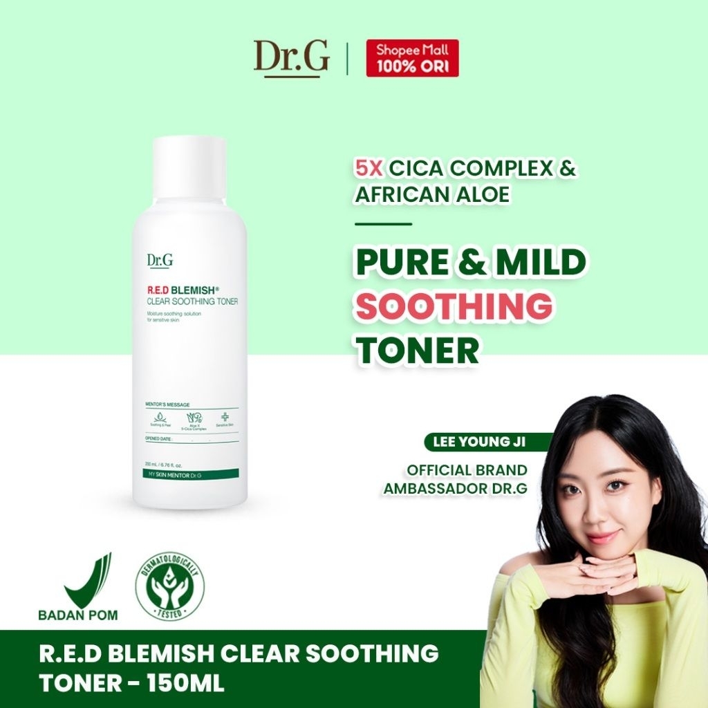 New Segel Dr. G RED Blemish Clear Soothing Toner 150 ml