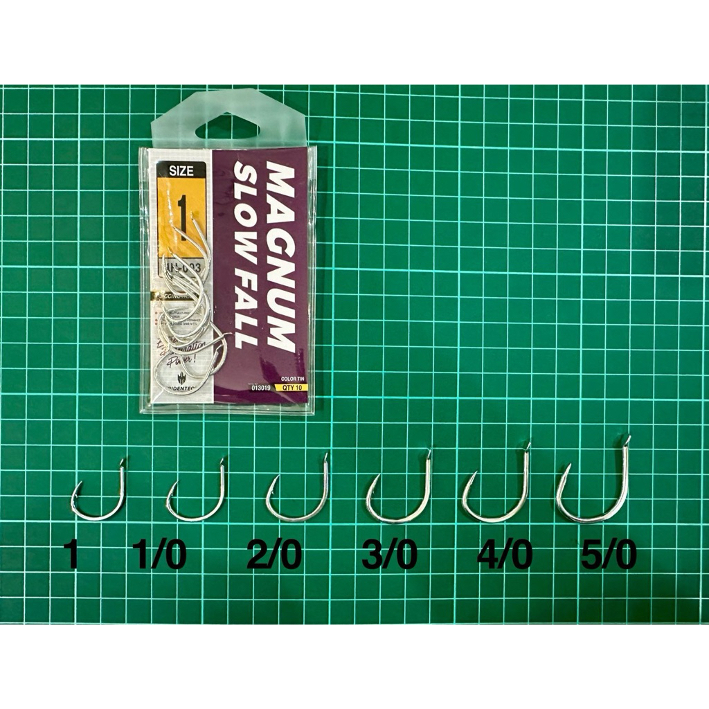 Hook Tridentech Magnum Slowfall Hook Slow Jigging Kail Jigging Hook
