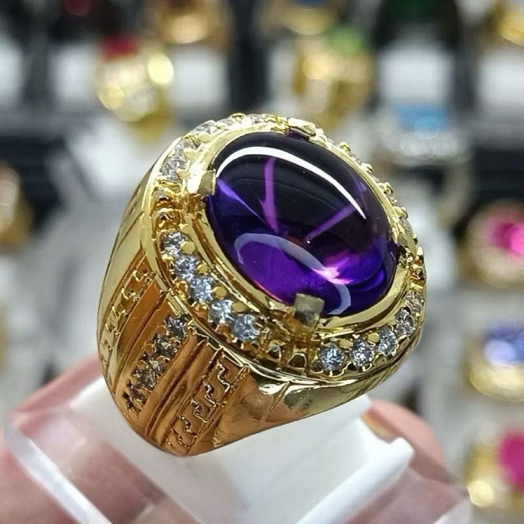 CINCIN BATU KECUBUNG BUNGUR CUTTING BAWAH MEWAH