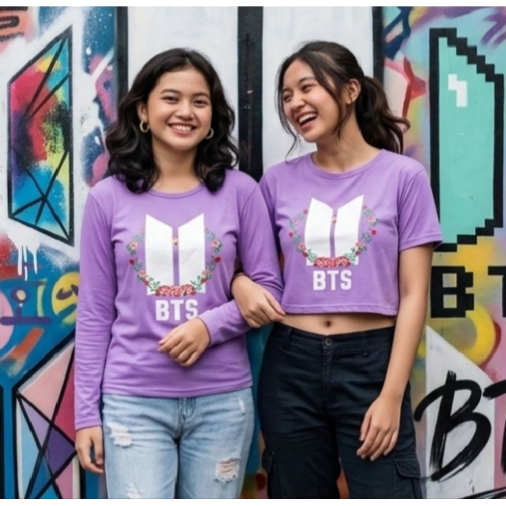 BTS Kaos Ungu lilac Kaos BTS anak Kaos Ungu  Kaos BTS lilac kaos BTS Kaos Anak kaos wanita