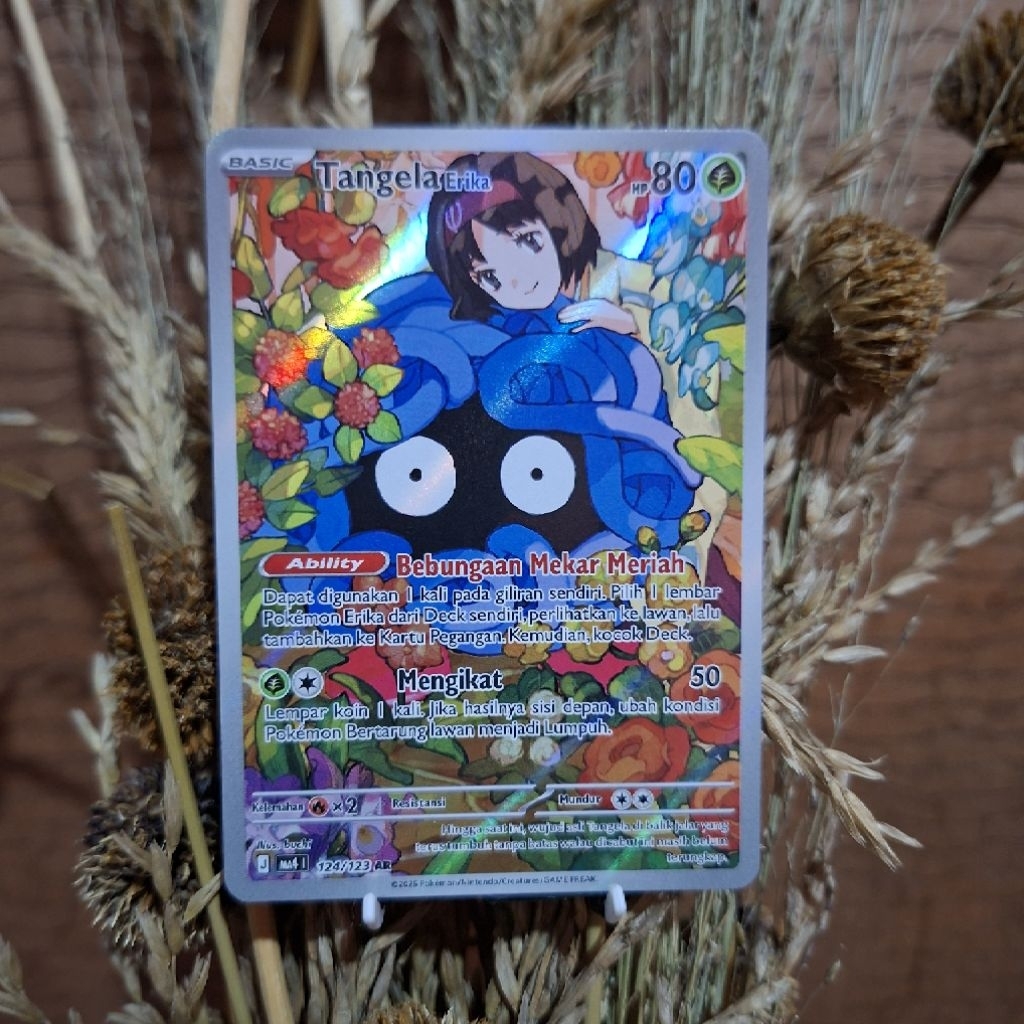 Tangela Erika ar Pokemon TCG