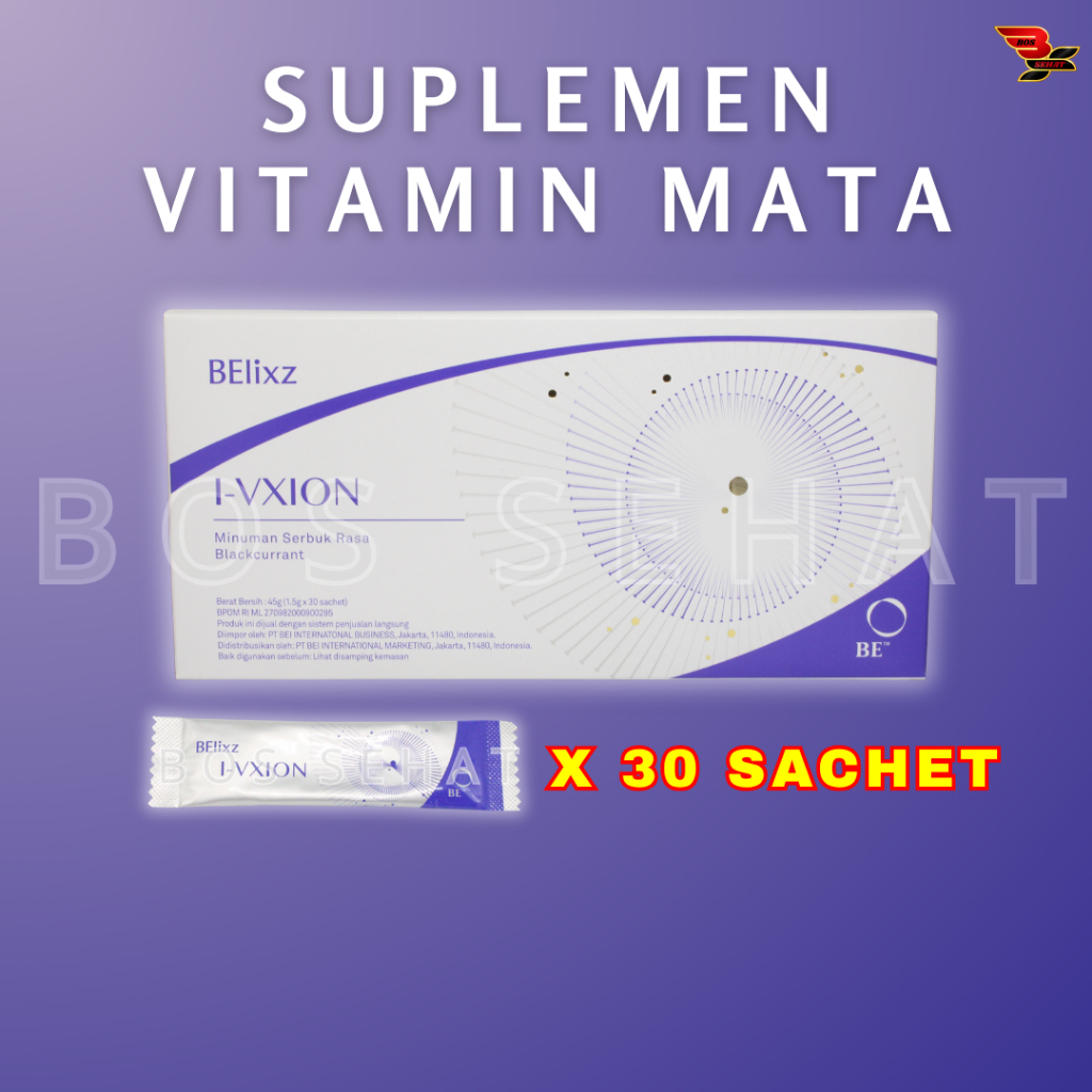 Suplemen Vitamin Mata I-VXION Original - 1 Box isi 30 Sachet (IVXION)