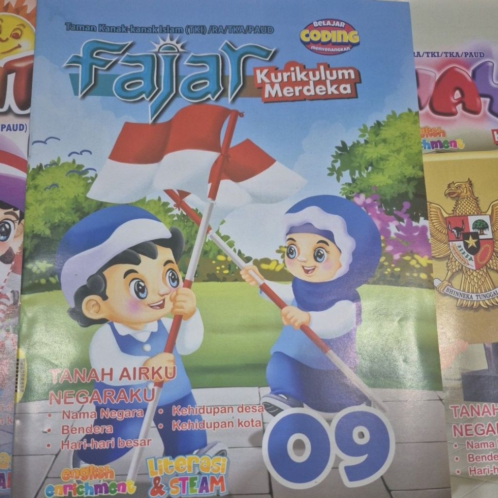 Majalah Fajar, Cahaya, Mentari edisi 01 s/d 10 untuk TK/RA/PAUD - Kurikulum Merdeka