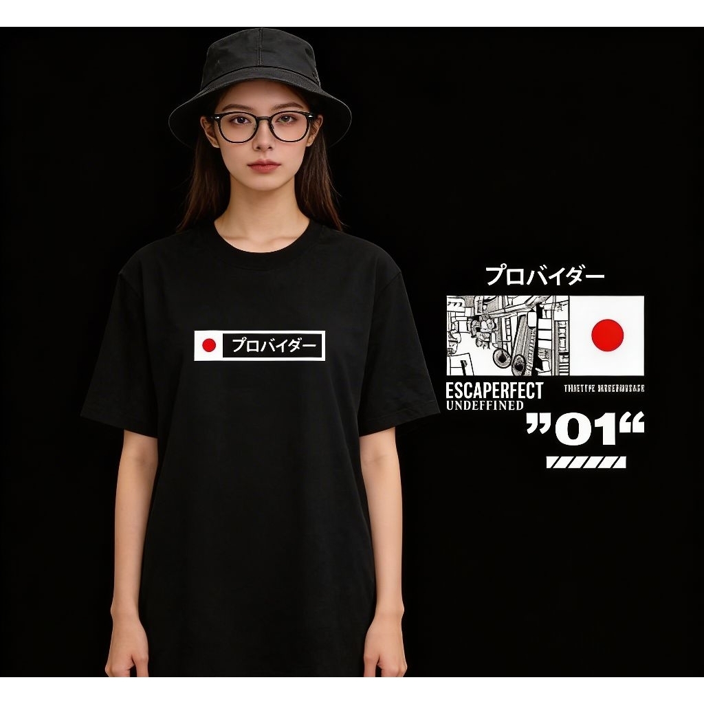 Kaos Oversize Japan Escaperfect