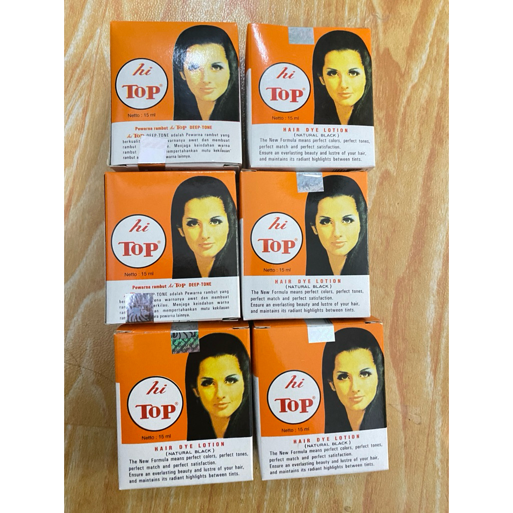 Hi Top Hair Dye Lotion / Hi Top Semir Rambut / Semir Rambut / Semir Rambut Hitam / Pewarna Rambut Hi