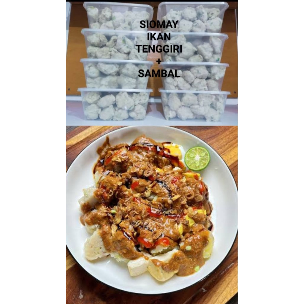 SIOMAY IKAN TENGGIRI ASLI/SIOMAY IKAN/ SIOMAY FROZEN/SIOMAY HOMEMADE ISI 25 BIJI