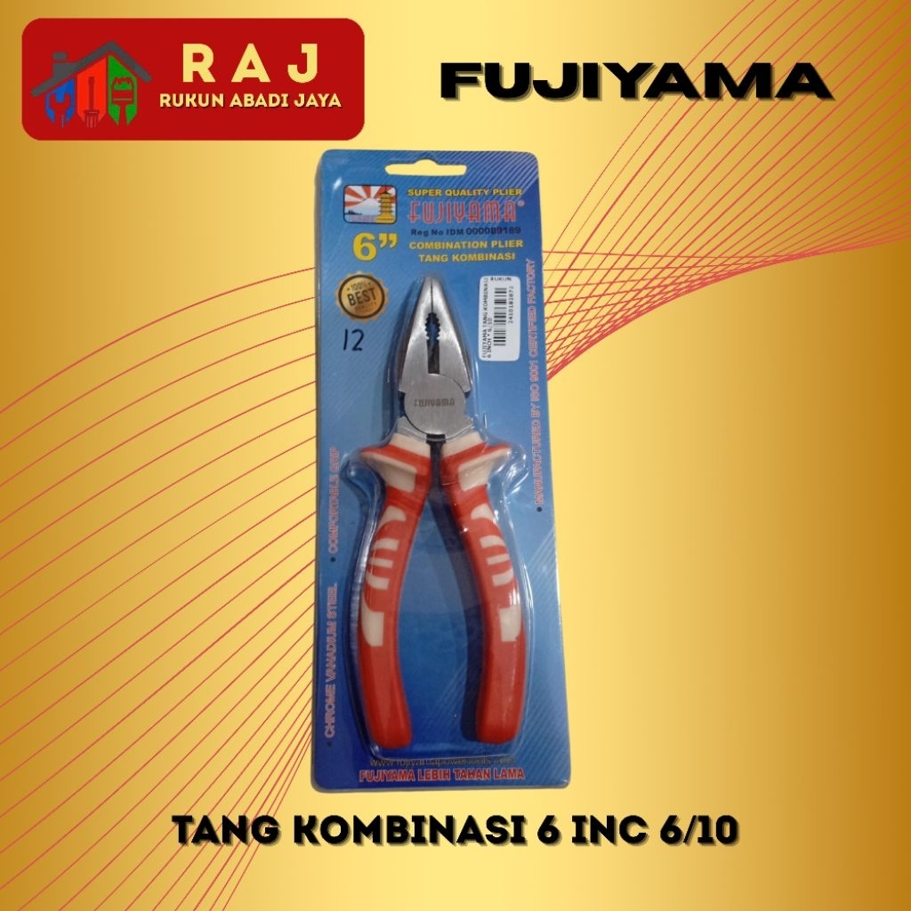 FUJIYAMA Tang Kombinasi 6 Inc 6/10