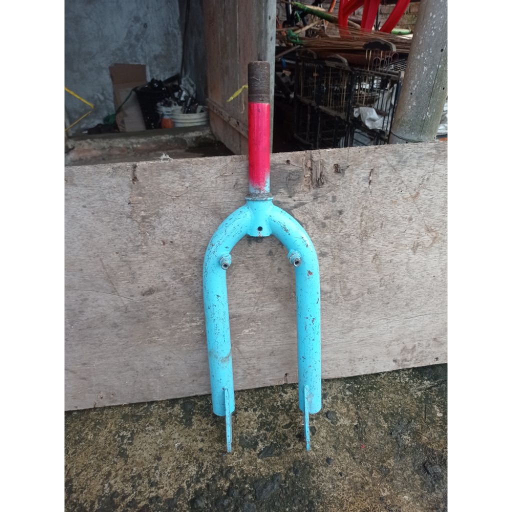 Fork sepeda bmx 20 dyno olds school jos stertube 15 cm.