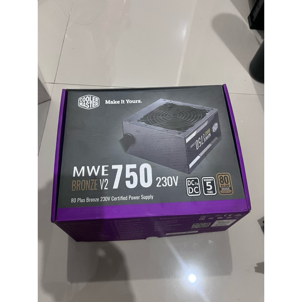 PSU COOLER MASTER MWE 750 v2 750W 750 Watt