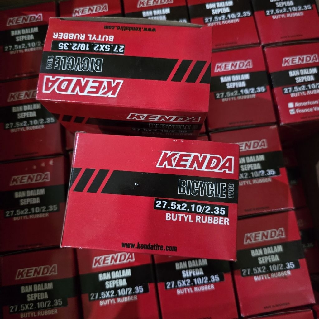 Ban Dalam Kenda 27.5 x 2.10 / 2.35 Presta FV 48mm Ban Dalam Sepeda MTB Gunung 27.5 x 2.125 27.5 x 2.
