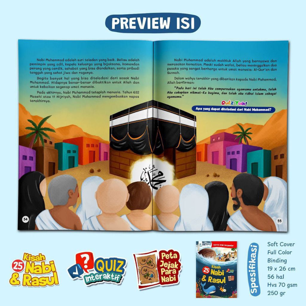 Buku anak Kisah 25 Nabi & Rasul