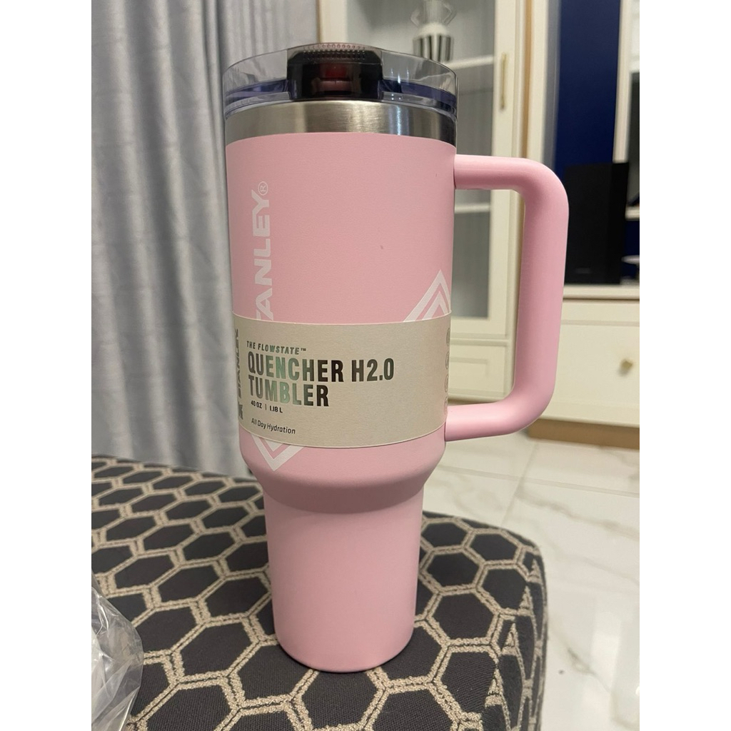 tumbler stanley pink soft 40z ORI 100%