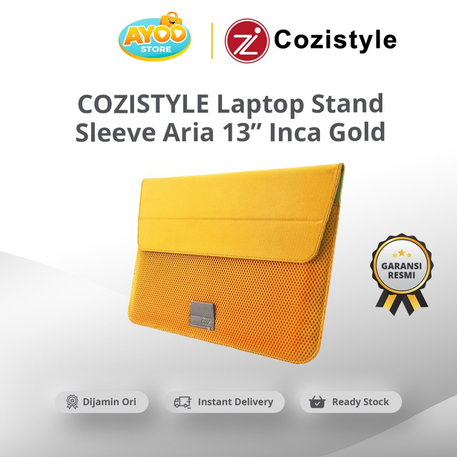 COZISTYLE Laptop Stand Sleeve Aria 13 Inch Inca Gold