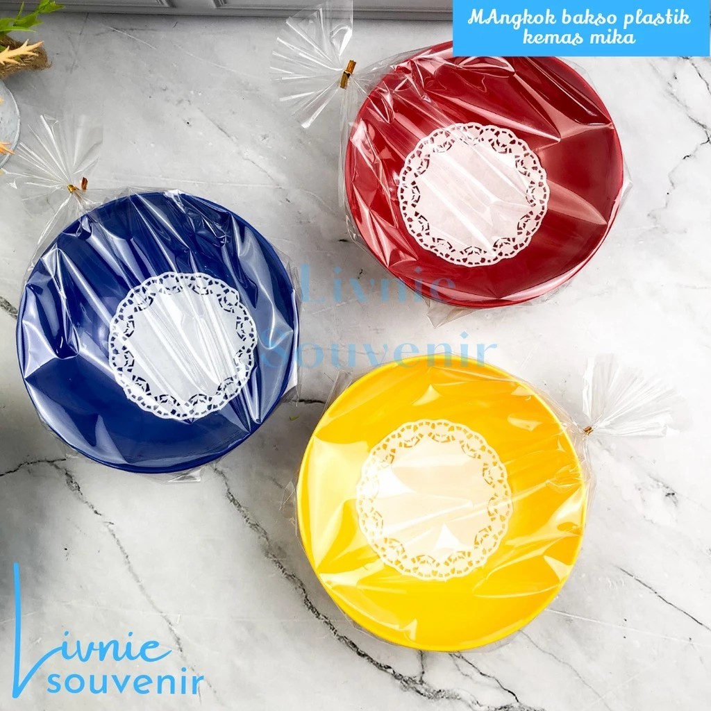 Souvenir Mangkok Besar Bahan Plastik