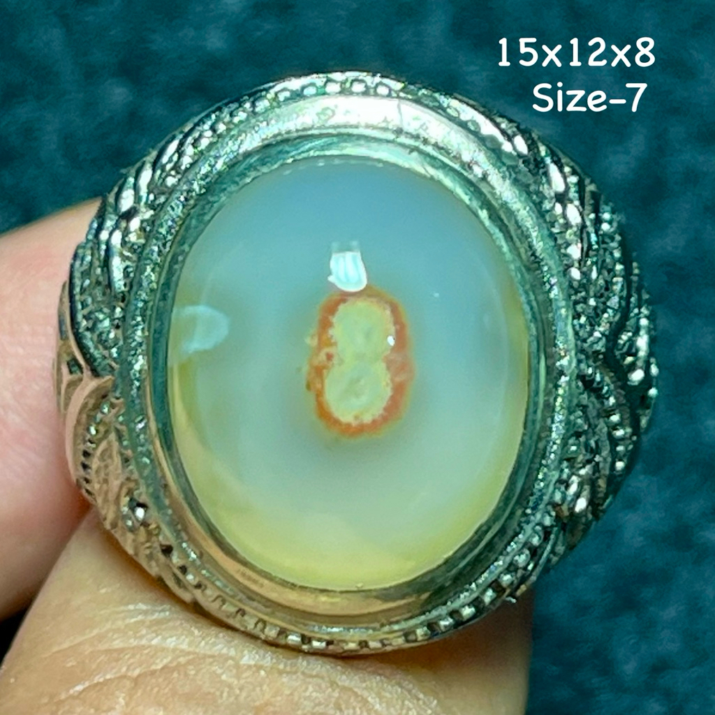 Cincin Batu Akik Natural Anggur Baturaja (Asli Alam)