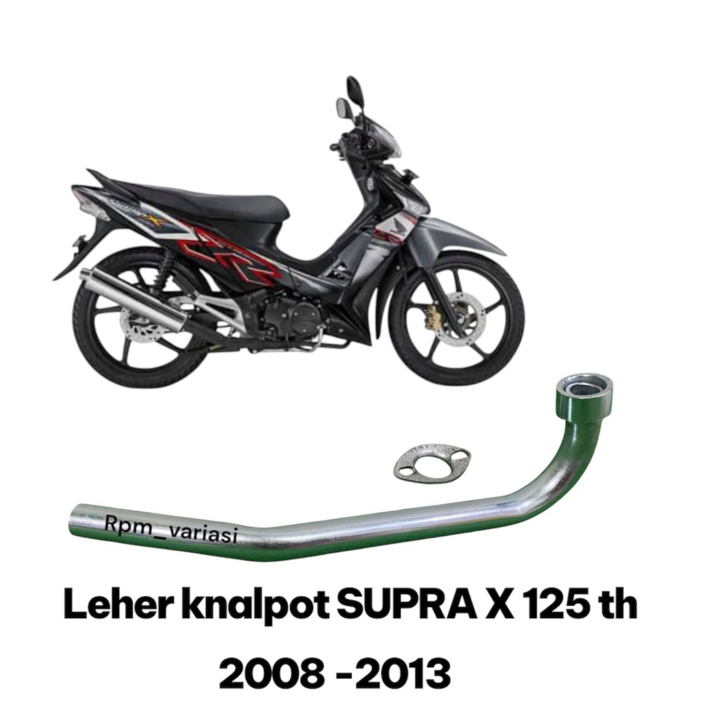 leher pipa sambung leheran knalpot supra x 125 th 2004-2006 dan 2007-2013 pengganti yang patah atau 