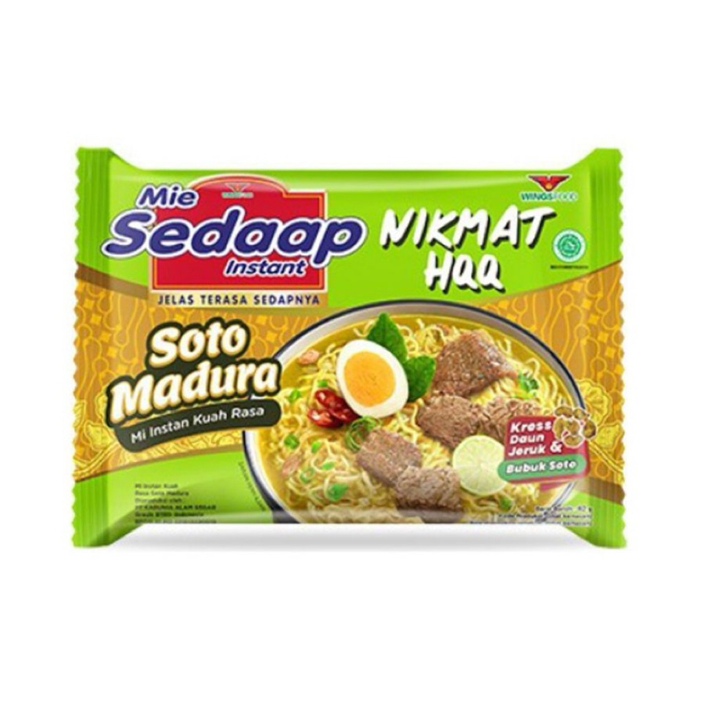 mie sedap rasa soto Madura