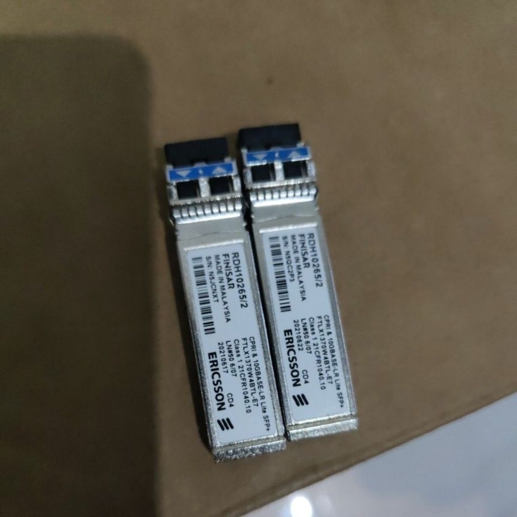 SFP+ERICSSON 10G-1310nm-1.4km-SM-SFP+ COMPATIBLE MIKROTIK OLT CISCO