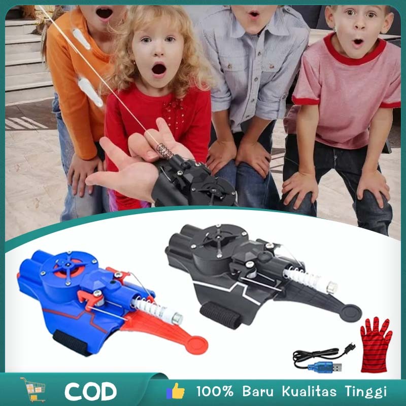Mainan Sarung Tangan Spiderman Spiderman Web Launcher Web Shooter Spiderman Pelontar Web Spiderman M