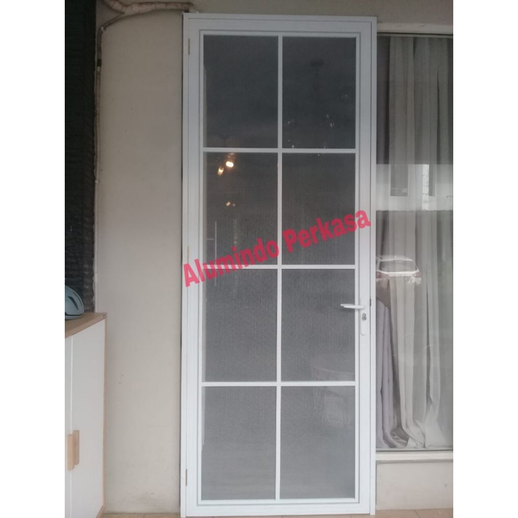 pintu expanda minimalis - pintu expanda - pintu expanda aluminium - pintu expanda kawat nyamuk