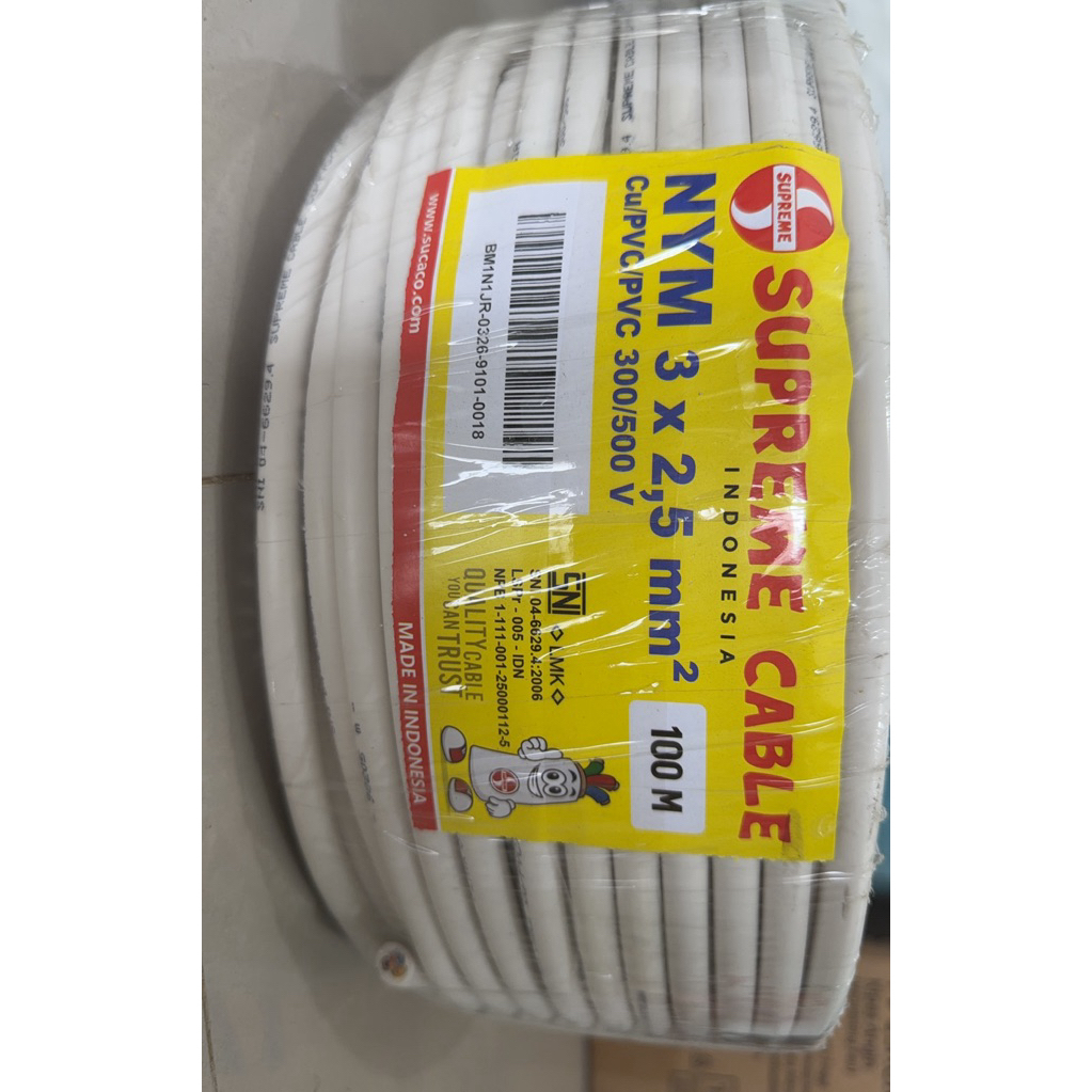 Kabel NYM supreme 3x2,5 100m