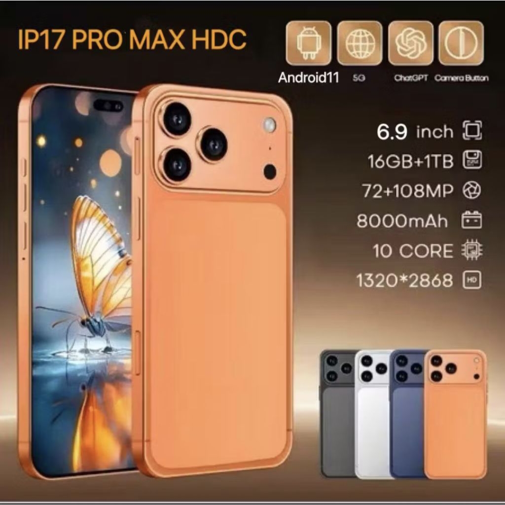 IP 17promax HDC 4/64 bahasa indo