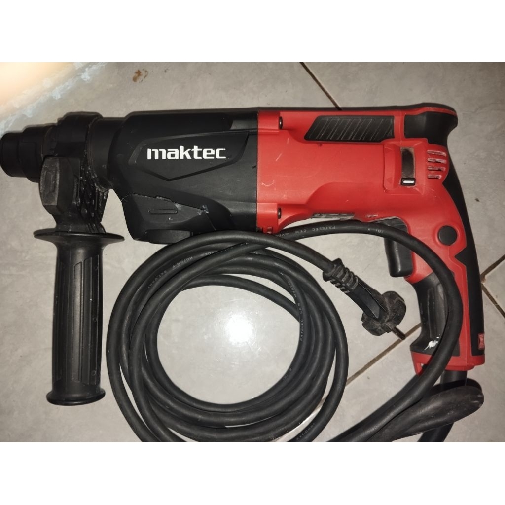 Mesin bor maktec MT870 dan Bosch rotari hammer dril 2 mode original