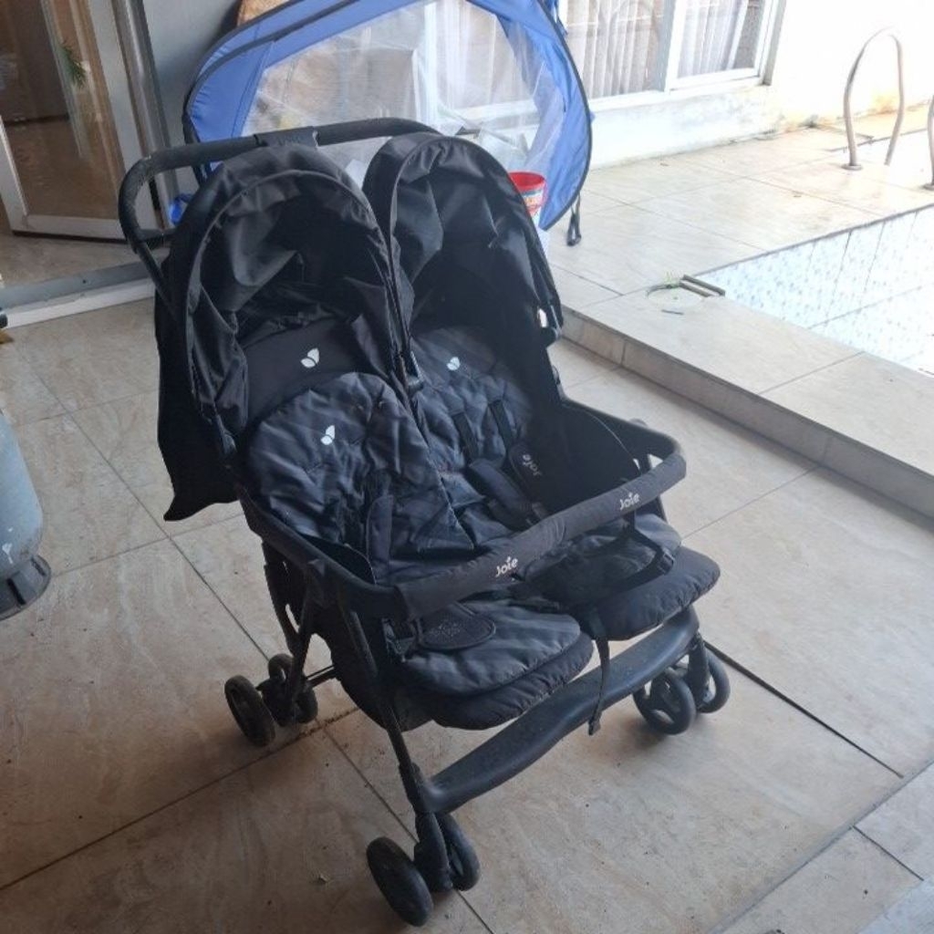 stroller Joie preloved twin kembar double
