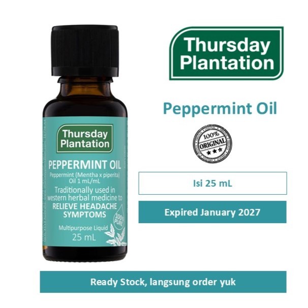 Thursday Plantation – Peppermint Oil 25 ml