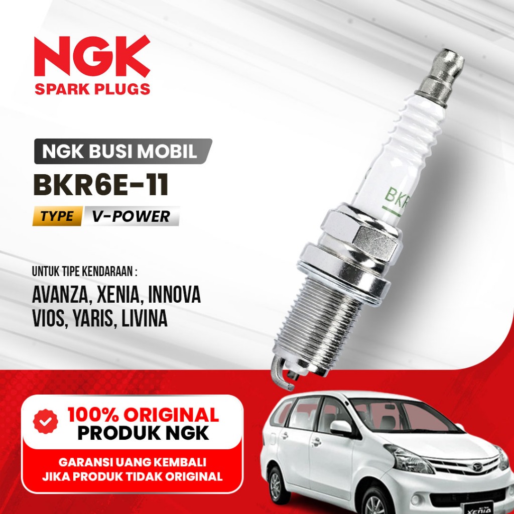 BUSI MOBIL NGK BKR6E-11 ORIGINAL – AVANZA XENIA INNOVA VIOS YARIS LIVINA
