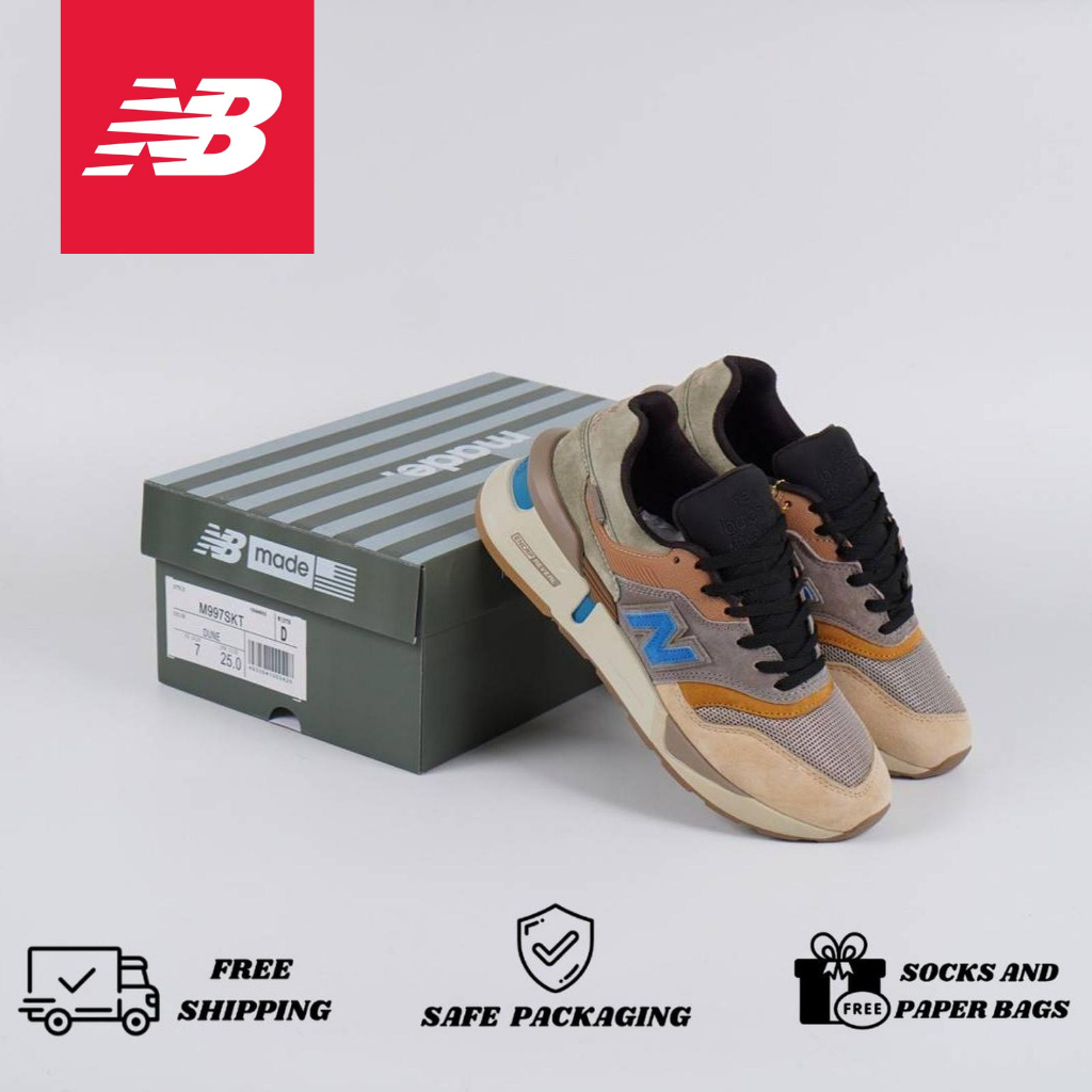 Sepatu New Balance 997s X Kith Nonnative Brown