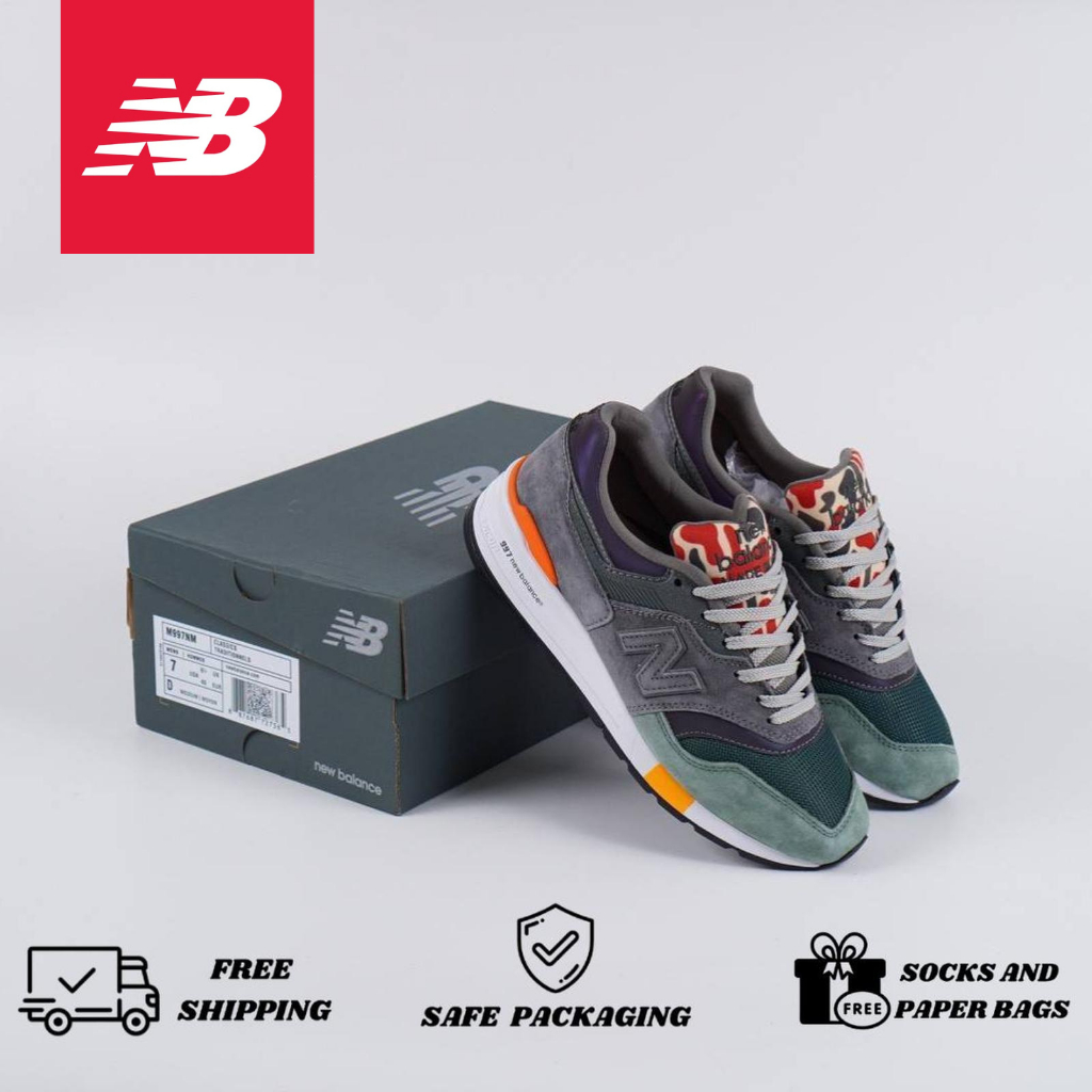 Sepatu New Balance 997 Dunk Camo Original Pria Wanita NB 997 Premium Sneakers Import