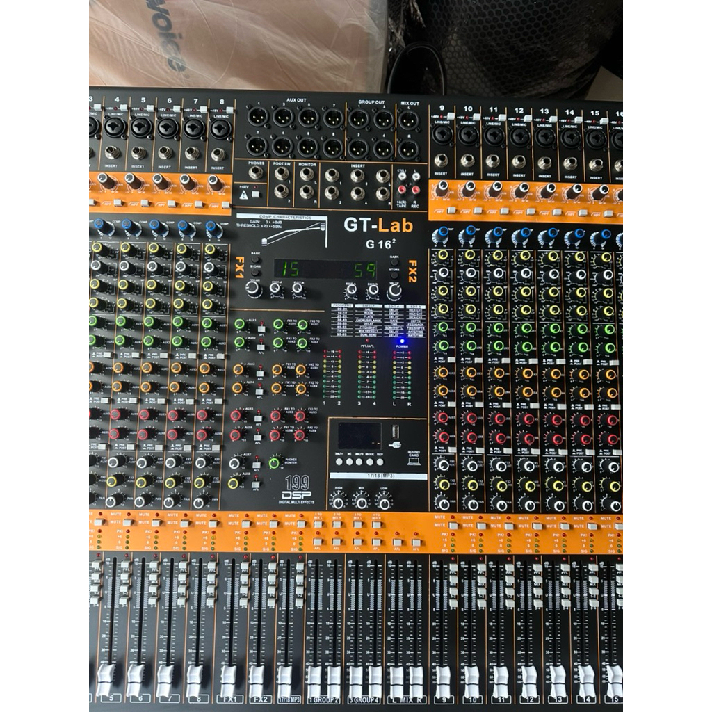 Mixer gt lab 16 chanel gen 2 g16 double effek original by rdw
