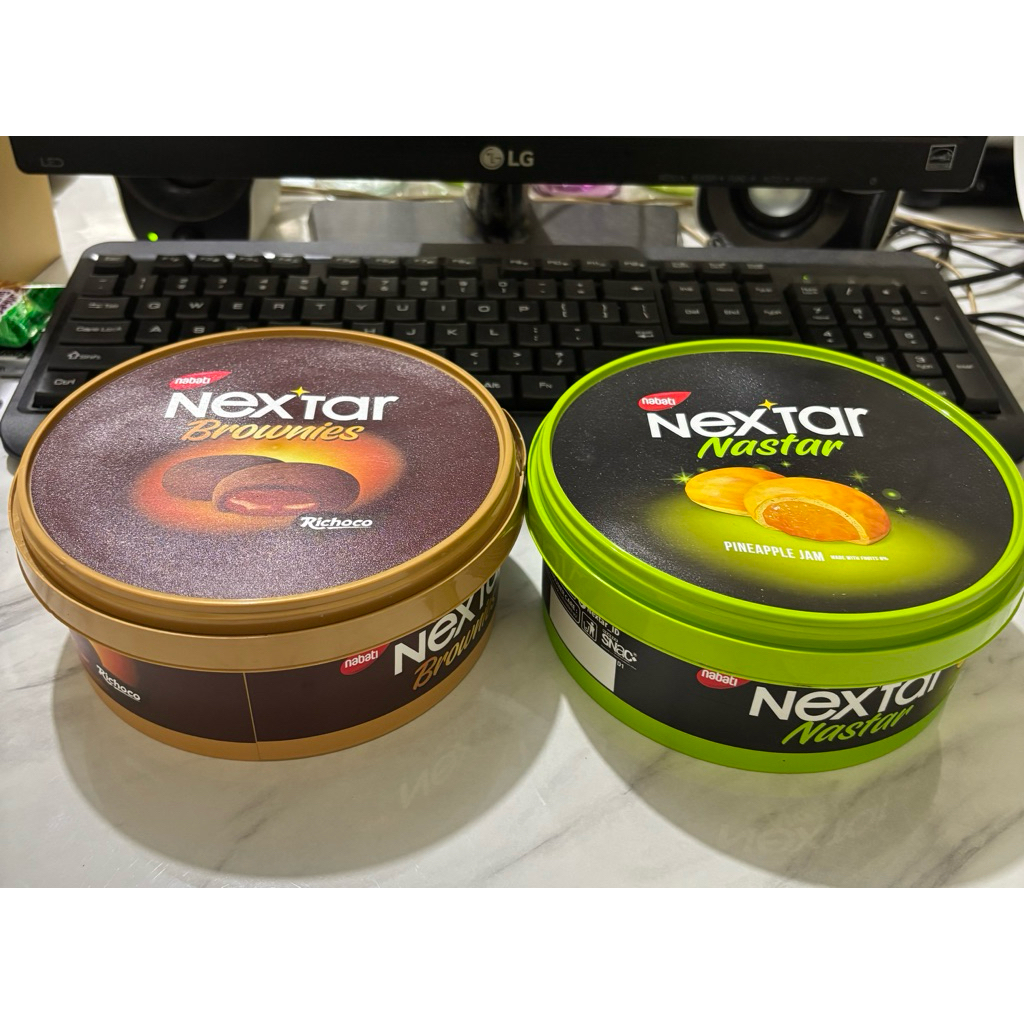 tanpa box nabati nextar toples plastik brownies richoco nastar pineapple jam