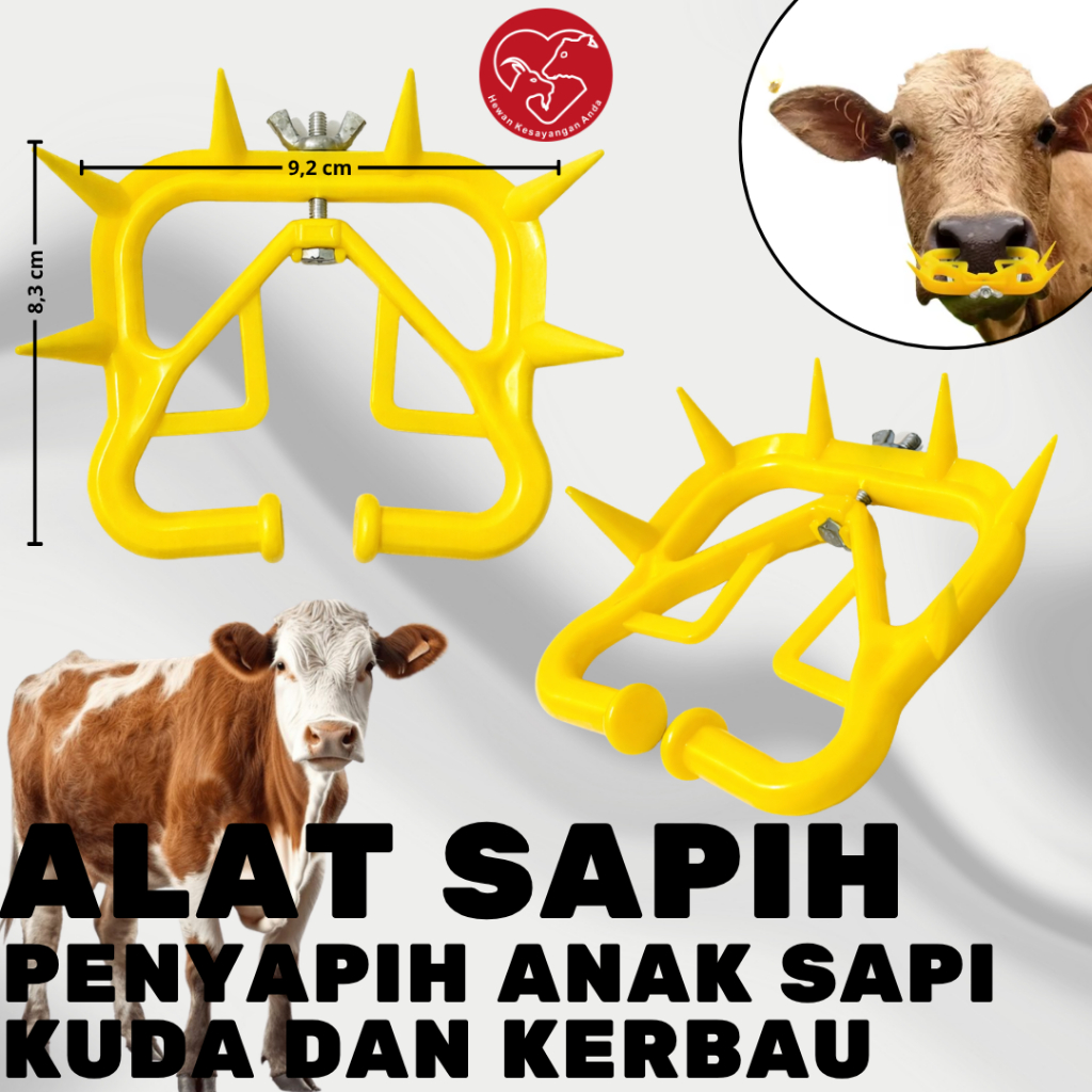 Alat Penyapih Anak Sapi Kerbau Kuda - Calf Weaner Nose Ring