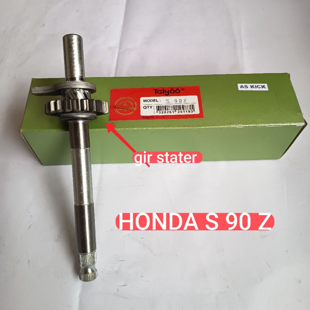 AS SLAH PLUS GIR GER GEAR  KICK STATER STARTER  HONDA 90 S90 Z  S 90 Z  S90