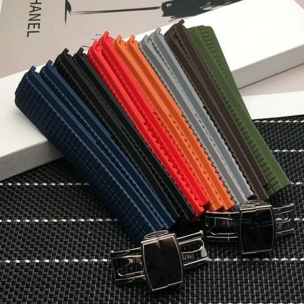 Tali Rubber Silikon Jam tangan Patek Phillipe Aquanut 20mm