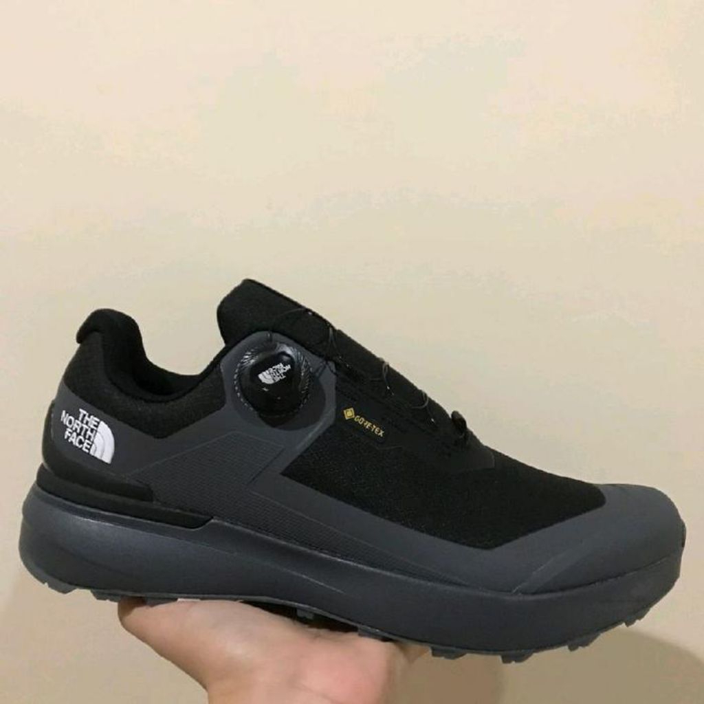 Sepatu Hiking TNF Goretex BOA Black/Black Outdoor - 40