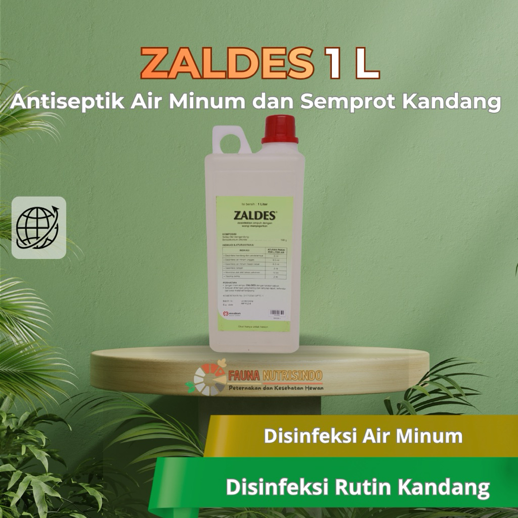 Zaldes 1L | Disinfektan Antiseptik Semprot Kandang-MEDION
