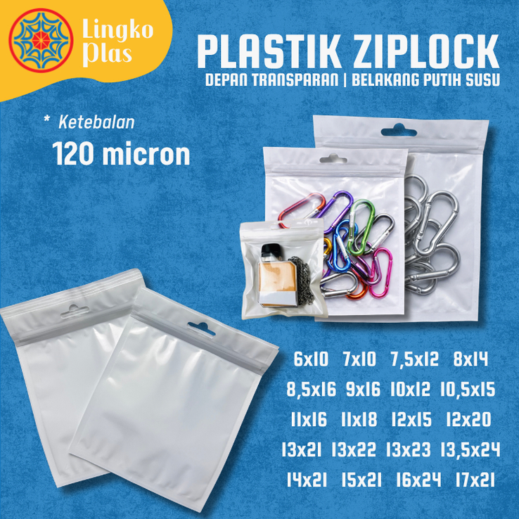 LingkoPlas - Ziplock Bag / Klip Plastik / Plastik Kemasan / Plastik Ziplock / Plastik Klip / Travel 