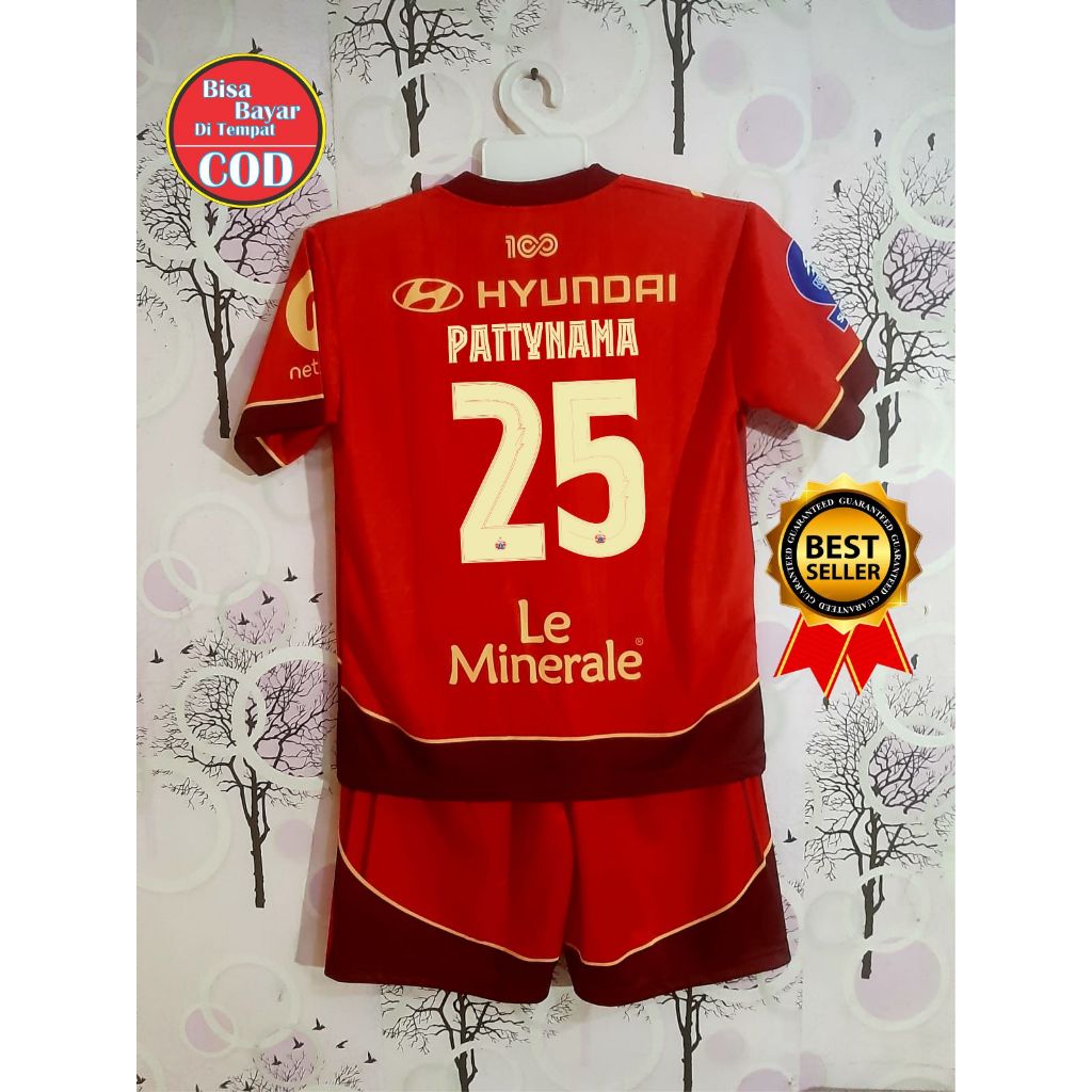 JERSEY SETELAN Shayne Pattynama 13 TAHUN | SETELAN JERSEY BOLA ANAK-ANAK PERSIJA UMUR 12THN | SETELA
