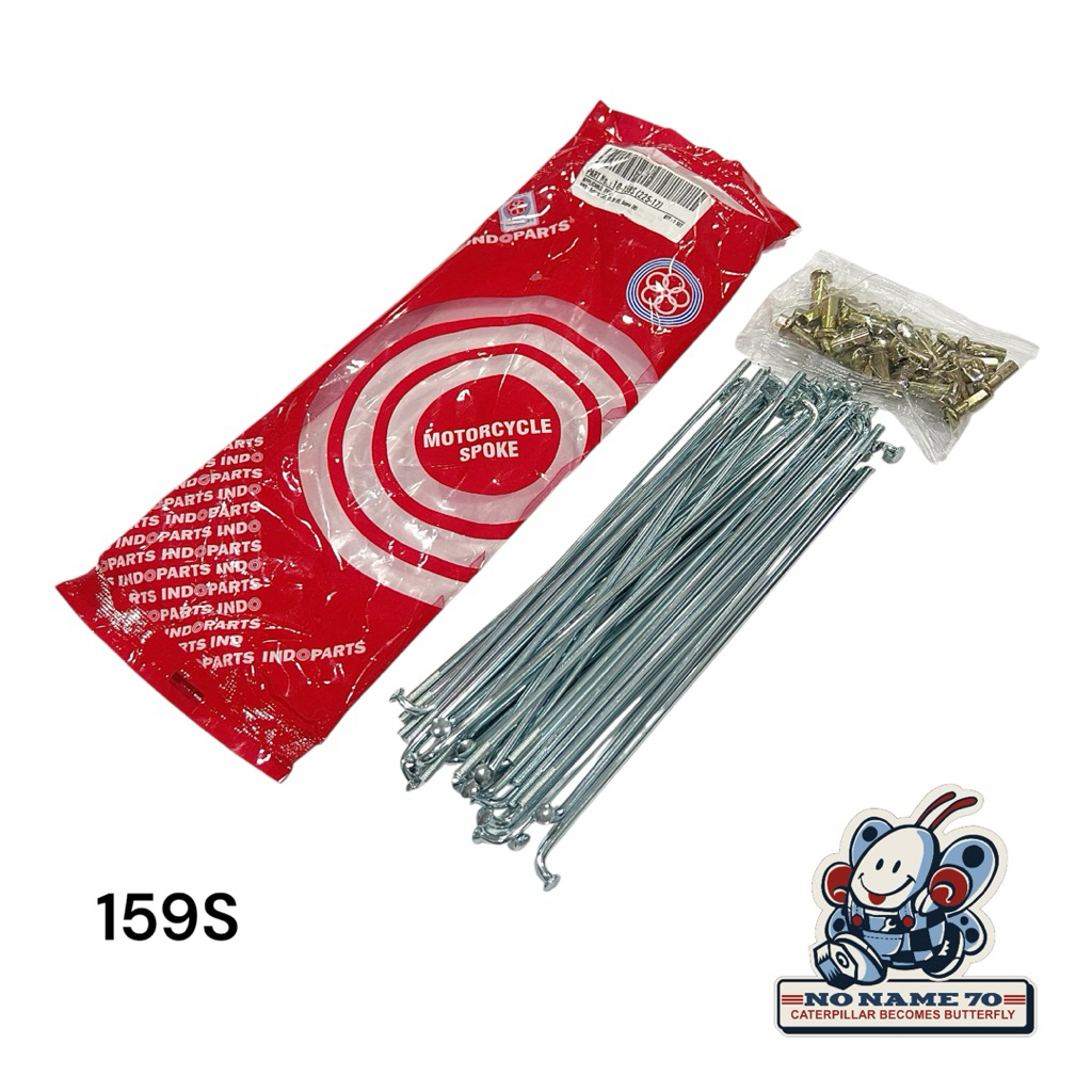 Jari Jari 159S Depan Nepel Kecil Honda C50 C70 C700 C800 Astrea 800 Star Prima Grand Legenda Impress