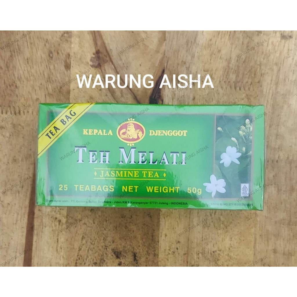 Minuman Teh Kepala Djenggot Jenggot Premium Teh Melati Jasmine Tea Celup 25 bag 50 gr rev4