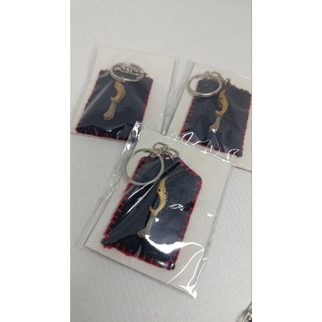 Gantungan Kunci Resin / Kain - Kujang Jawa Barat Handmade